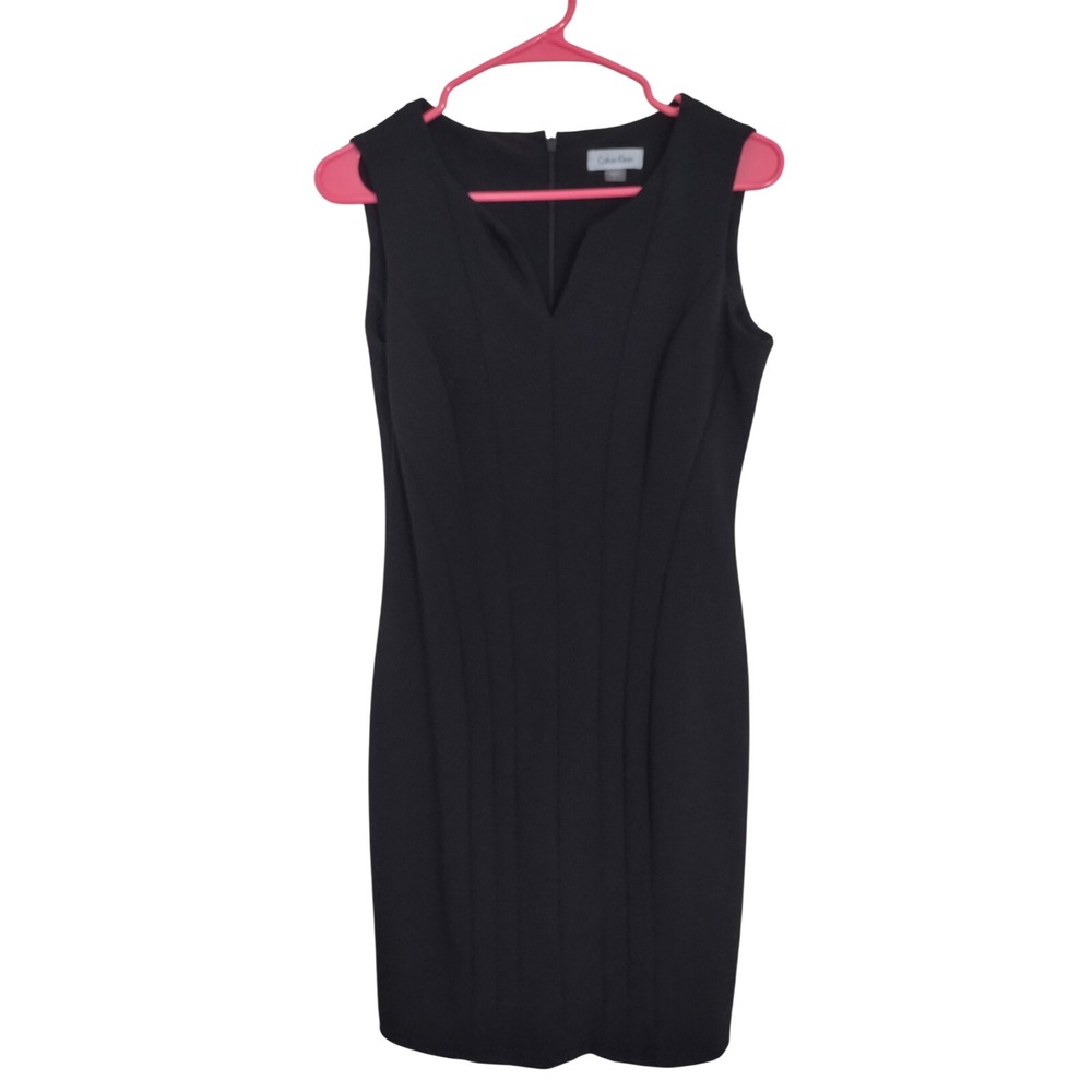 Calvin klein sheath dress 6 Office Preppy Timeless Church Business Casual
